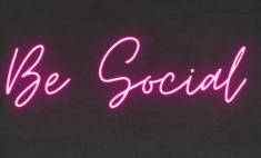 Be Social Text